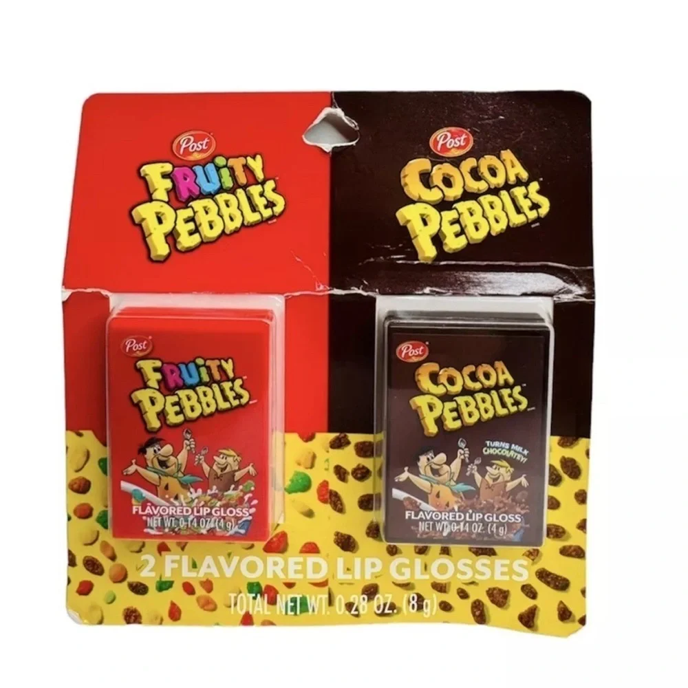 Taste Beauty Post Fruity‎ And Cocoa Pebbles Flavored Lip Balm Gloss .